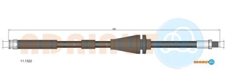Тормозной шланг передн - ADRIAUTO 111322