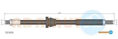 Шланг гальмівний - ADRIAUTO 131215