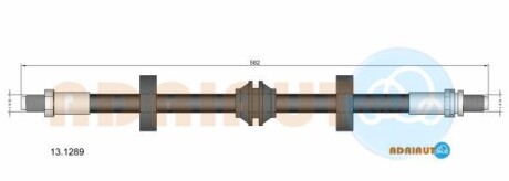 Шланг тормозной заддиск - ADRIAUTO 131289