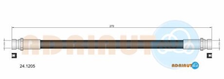 Тормозной шланг - ADRIAUTO 24.1205