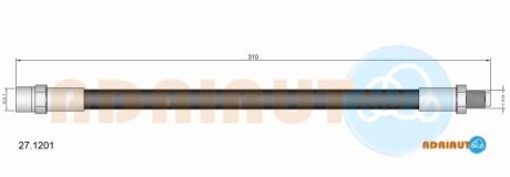 Тормозной шланг - ADRIAUTO 27.1201