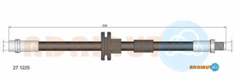 Тормозной шланг - ADRIAUTO 27.1225
