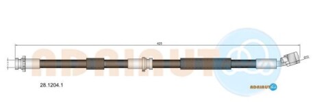 Шланг тормозной перпр - ADRIAUTO 2812041