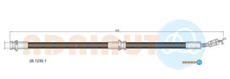 Шланг гальмівний - ADRIAUTO 2812301