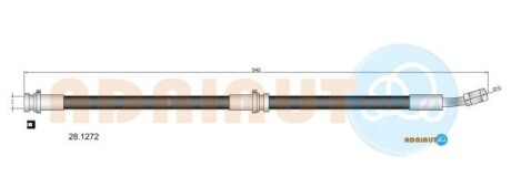 Шланг тормозной - ADRIAUTO 28.1272