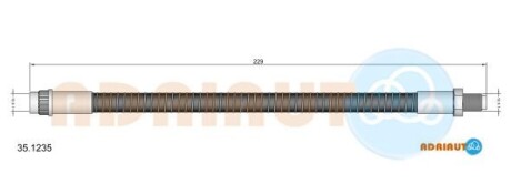Шланг гальмівний - ADRIAUTO 351235