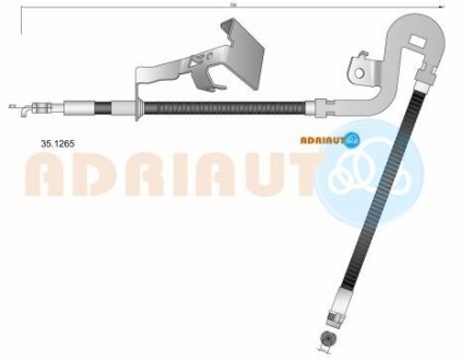 Шланг гальмівний - (4806G0) ADRIAUTO 351265