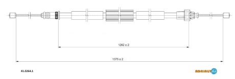 Трос зупиночних гальм - ADRIAUTO 4102641
