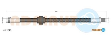 Тормозной шланг - ADRIAUTO 41.1248