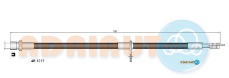 Шланг тормозной - ADRIAUTO 46.1217