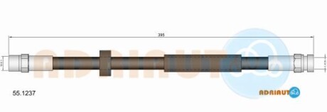 Шланг гальмівний - ADRIAUTO 551237