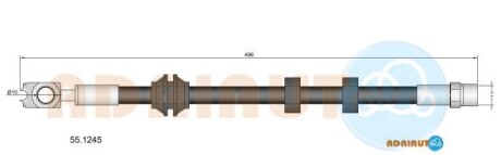 Шланг гальмівний - ADRIAUTO 551245