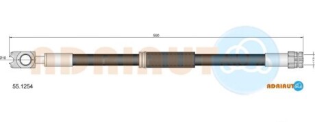 Тормозной шланг - ADRIAUTO 551254