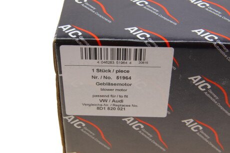 Фото 9 - Вентилятор печки AIC 51964