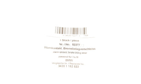 Фото 2 - Датчик зносу гальмівних колодок AIC 52277