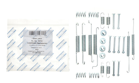 Фото 2 - Комплектуюча колодок AIC 52702