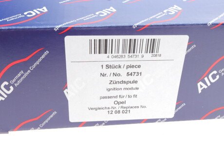 Фото 10 - Катушка зажигания AIC 54731