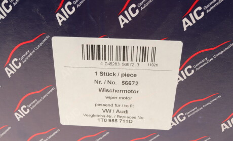 Фото 8 - Мотор склоочисника AIC 56672