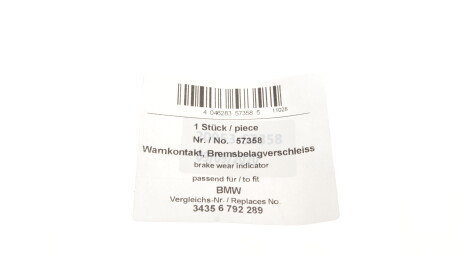 Фото 2 - Датчик зносу гальмівних колодок AIC 57358