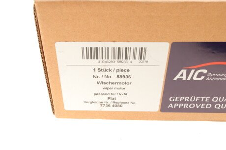 Фото 9 - Мотор склоочисника AIC 58936