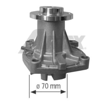 Водяний насос Ford Scorpio 2.5 TD/Opel Frontera 2.5 TD 96-98 (без кришки) - (60778983, 1032940, 1334123) AIRTEX 1651