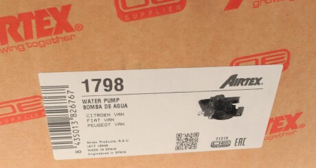 Фото 10 - Водяной насос AIRTEX 1798