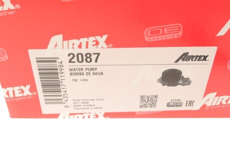 Фото 13 - Водяной насос AIRTEX 2087