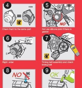 Фото 3 - Водяной насос AIRTEX 9213