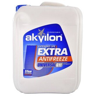 Антифриз G11 Extra -40°C синий, 10л - Akvilon AKVILONANTEXTBLU10KG