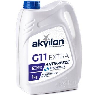 Антифриз G11 Extra -40°C синий, 4.3л - Akvilon AKVILONANTEXTBLU43KG