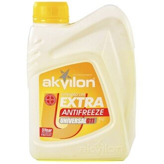 Антифриз G11 Extra -40°C жовтий, 1л - Akvilon AKVILONANTEXTYEL1KG