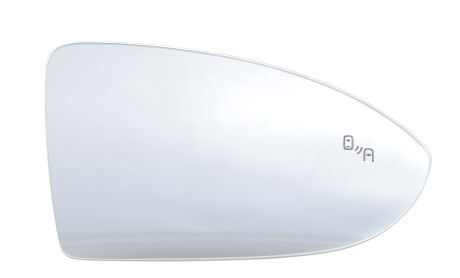 Скло дзеркала (з підігрівом) VW Golf VII 12- (R) (для ТЗ з системою контролю смуги) - ALKAR 6 452 138