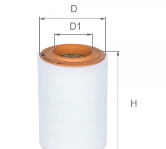 Повітряний фільтр AF 0212 - ALPHA FILTER AF0212