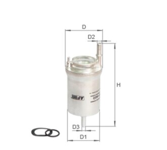 Паливний фільтр AF 460 - ALPHA FILTER AF460