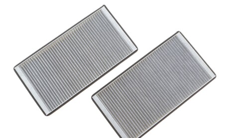 Фільтр салону BMW 7 (E65/66/67) 01-08 (вугільний) (к-кт 2шт.) - ALPHA FILTER AF5097A-2