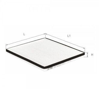 Салонний фільтр AF 5223 - ALPHA FILTER AF5223