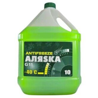 Антифриз Antifreeze-G11 -40°C зеленый, 5л - АЛЯSКА 5062