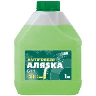 Антифриз Antifreeze-40 -40°C зелений, 1л - АЛЯSКА 5063