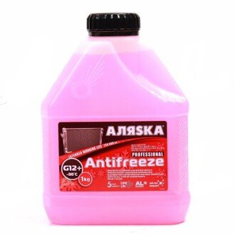 Антифриз Antifreeze-30 -30°C красный, 1л - АЛЯSКА 9004