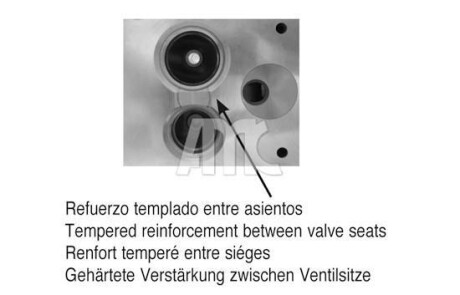 Фото 2 - Головка блоку циліндрів (ГБЦ) AMC 908088