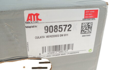 Фото 2 - Головка блоку циліндрів (ГБЦ) AMC 908572