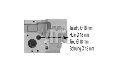 Фото 3 - Головка блоку циліндрів (ГБЦ) AMC 908575