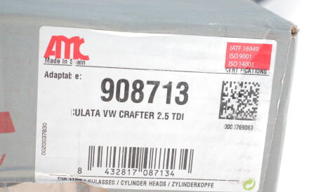 Фото 2 - Головка блока цилиндров (ГБЦ) AMC 908713