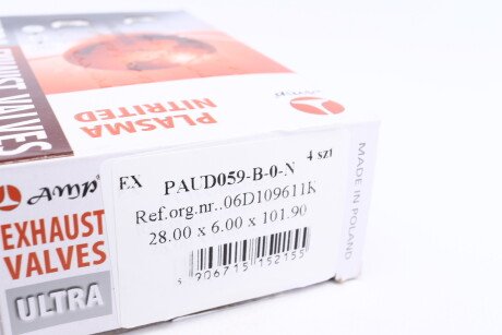 Фото 6 - Клапан выпускной AMP PAUD059-B-0-N (PAUD059B0N)