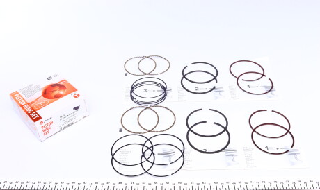 Кольца поршневые Chevrolet Aveo 1.5 (+0.25/76.75mm) (1.5x1.5x2.0) - AMP PR-CHE-49-1405-025-SET