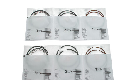 (к-кт на 4 поршня) Кольца поршневые Chevrolet Lacetti 1.8 (81.60mm/STD) (1.2x1.5x3.0) - AMP PR-CHE-49-1590-000-SET