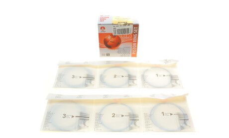 Кільця поршневі Daewoo Lanos 1.4/1.5i 97-01 (76.50mm/STD) (1.5-1.5-3) (к-кт 4 циліндри) - AMP PR-DAE-47-3548-000-SET