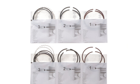 (к-кт 3 цилиндра) Кольца поршневые Daewoo Matiz 1.0 98- (69.25mm/+0.75) (1.2x1.2x2.5) - AMP PR-DAE-49-1402-075-SET