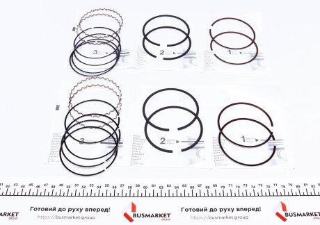 Фото 3 - Кольца поршневые AMP PR-DAE-49-3538-025-SET (PRDAE493538025SET)