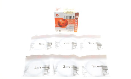 Кільця поршневі Ravon R4 1.5 16- (+0.50/75.00mm) (1.0x1.2x2.0) - AMP PR-RAV-47-5902-050-SET